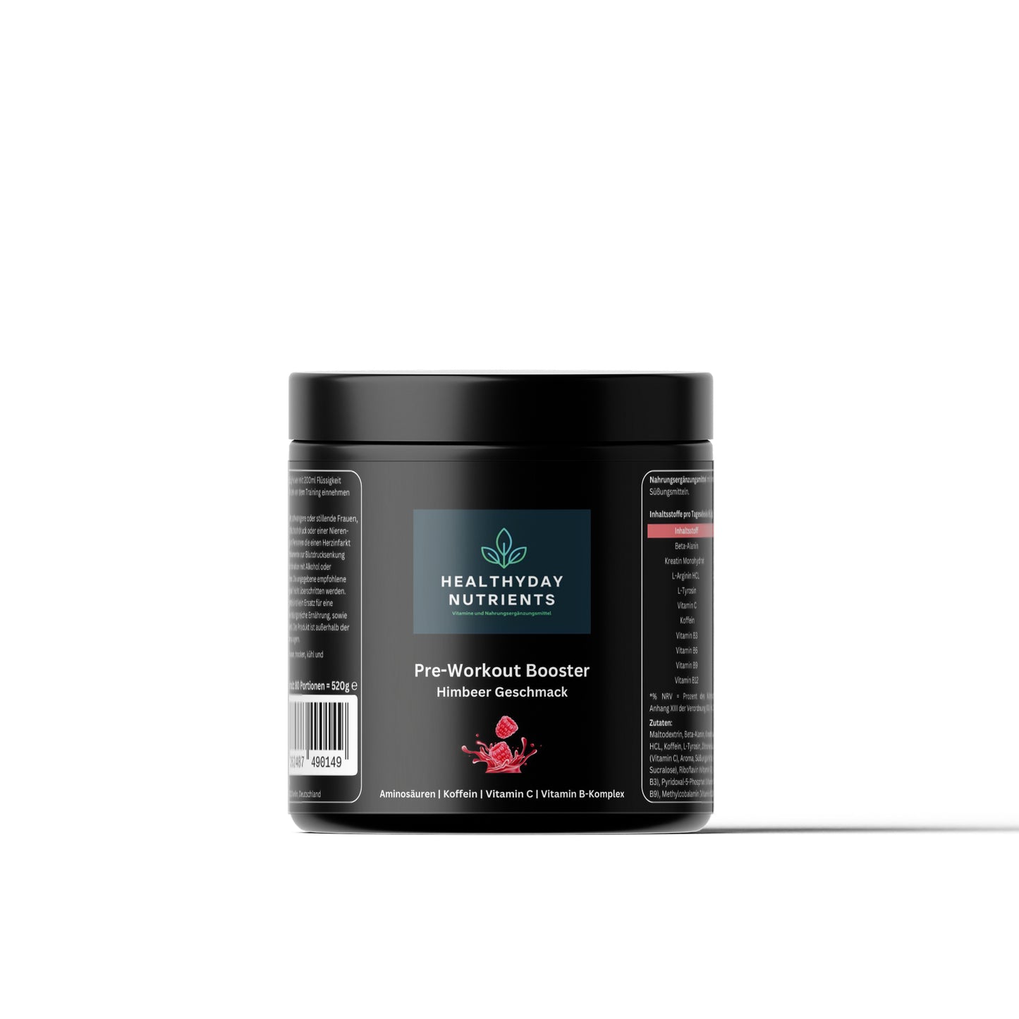 Pre-Workout Booster - Himbeere - Meine-Nahrungsergaenzung.de