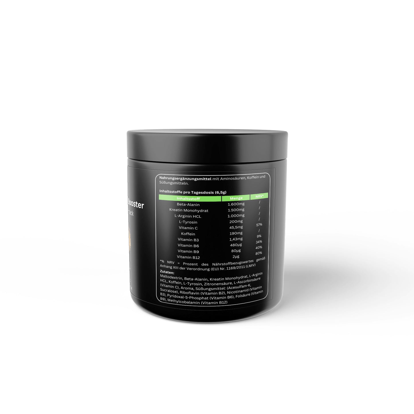Pre-Workout Booster - Apfel - Meine-Nahrungsergaenzung.de