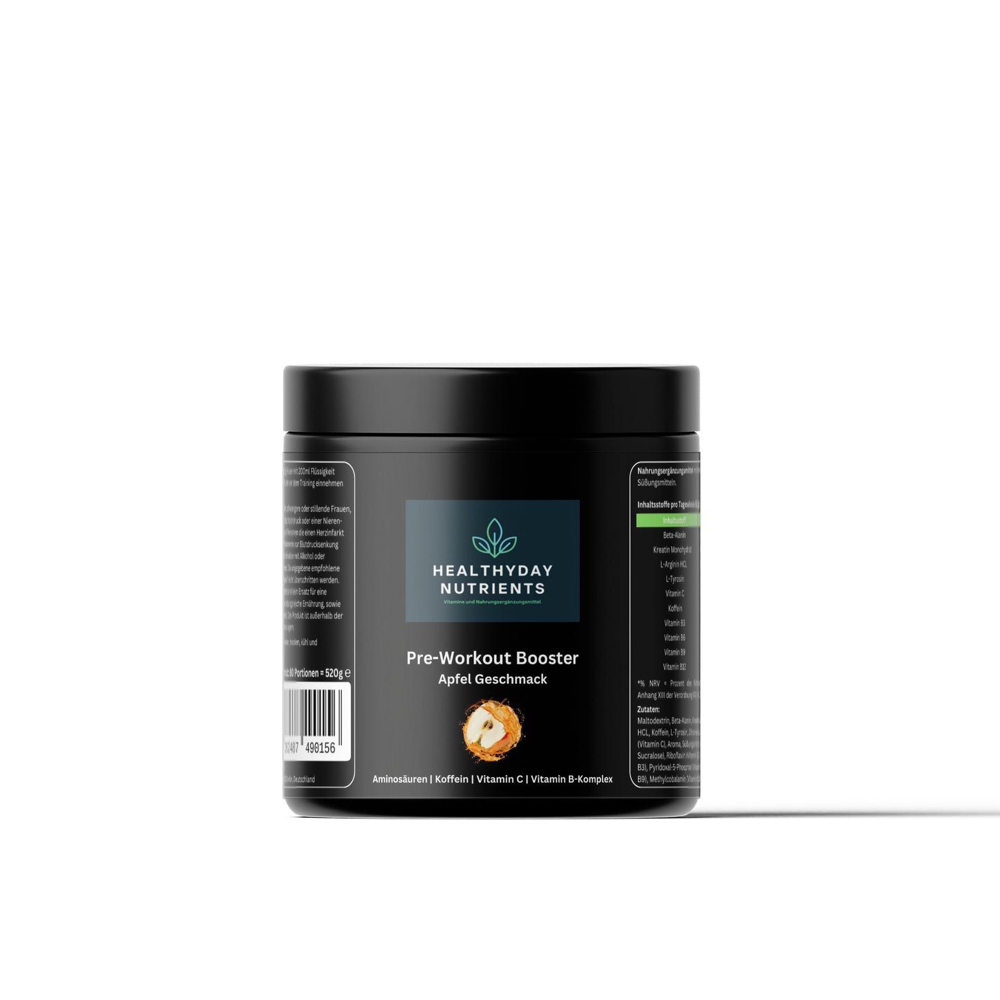 Pre-Workout Booster - Apfel - Meine-Nahrungsergaenzung.de