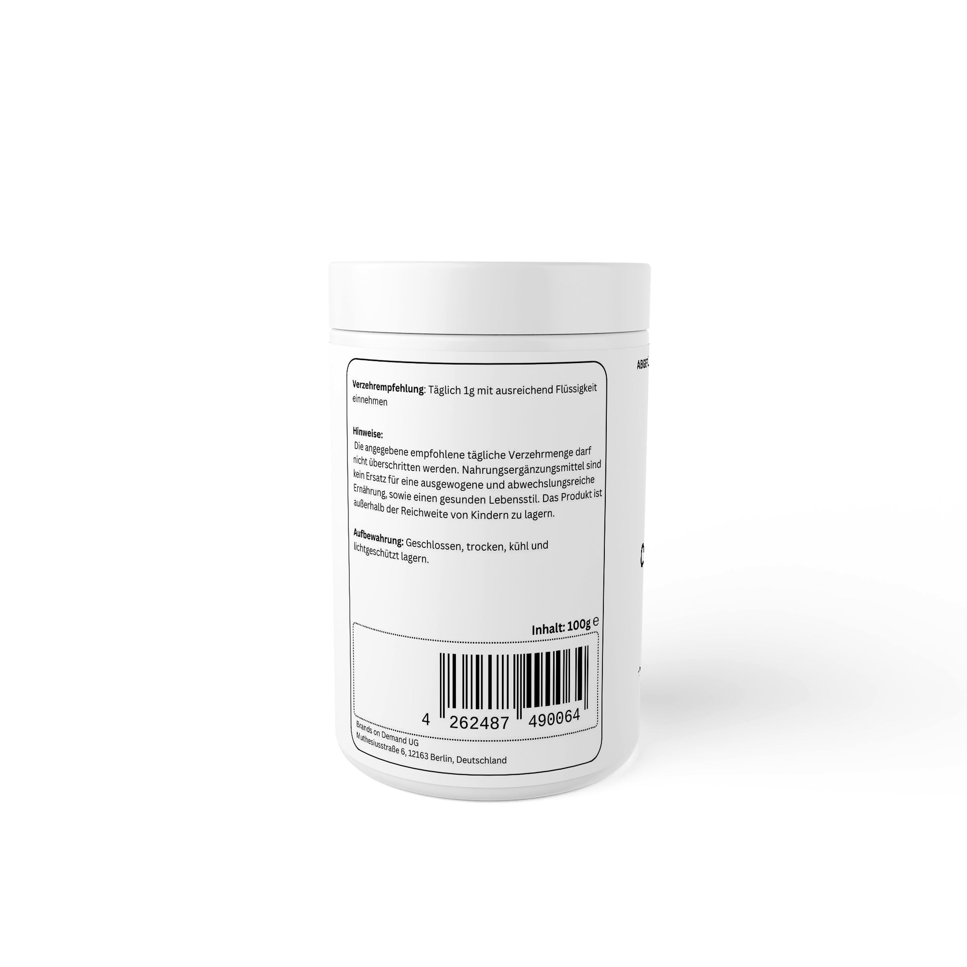 Chondroitin Pulver - 100g - Meine-Nahrungsergaenzung.de
