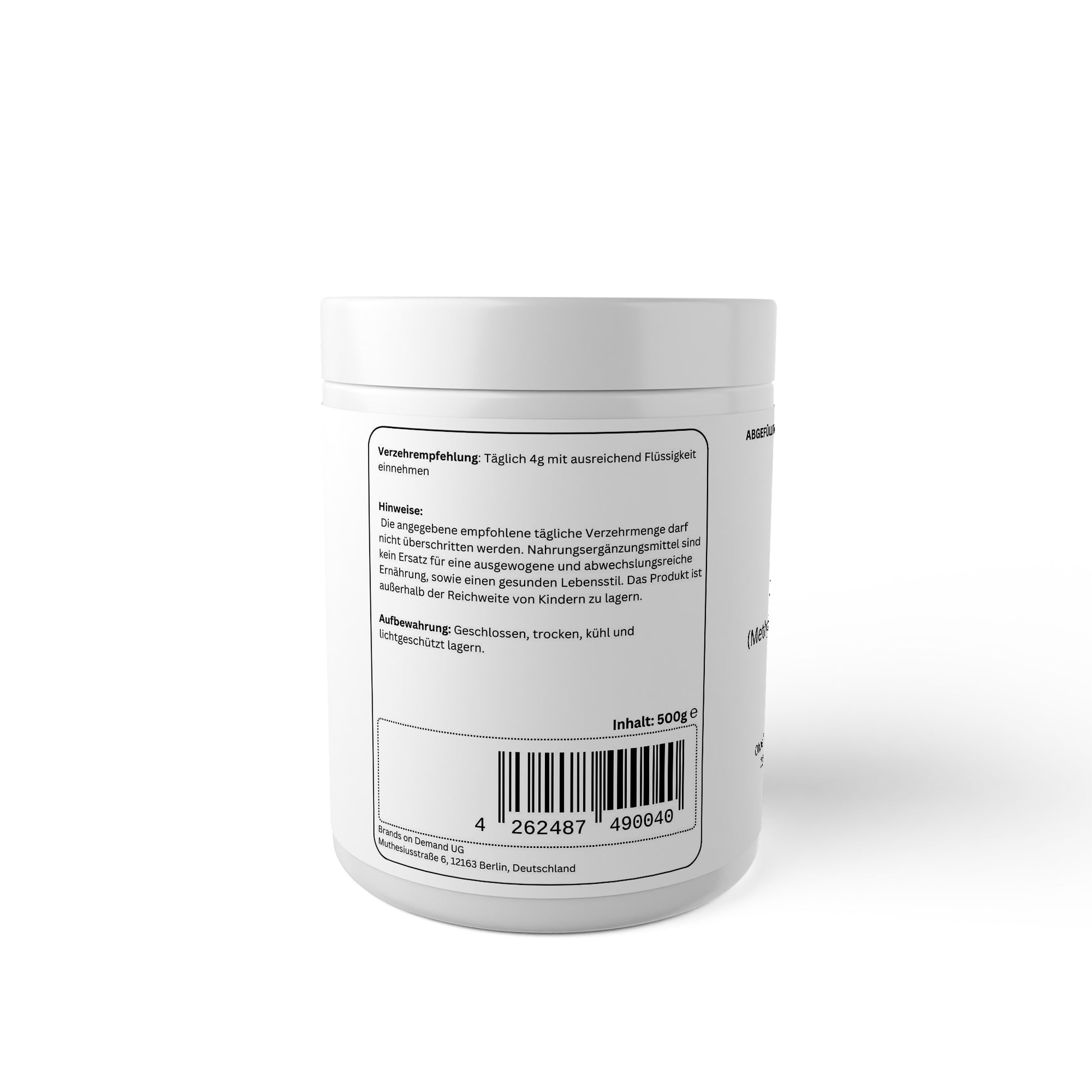 MSM Pulver - 500g - Meine-Nahrungsergaenzung.de