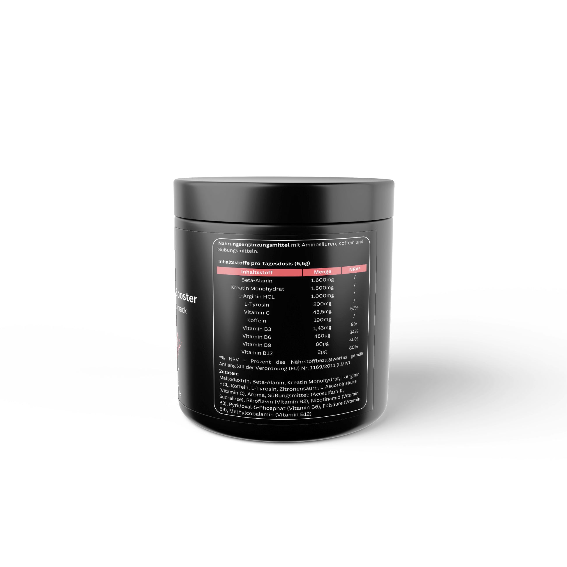 Pre-Workout Booster - Himbeere - Meine-Nahrungsergaenzung.de