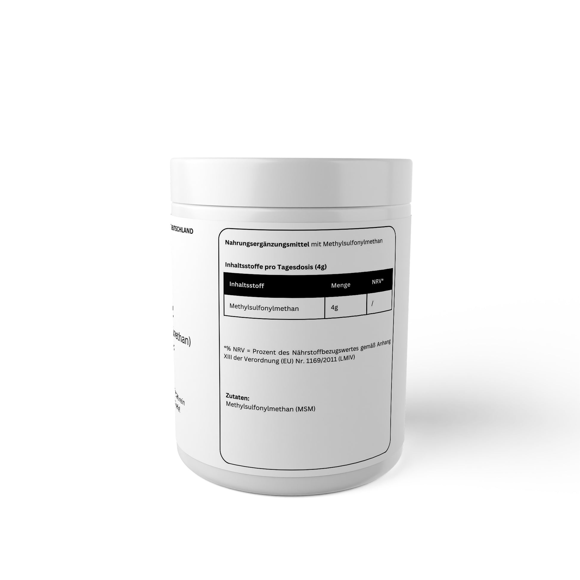 MSM Pulver - 500g - Meine-Nahrungsergaenzung.de