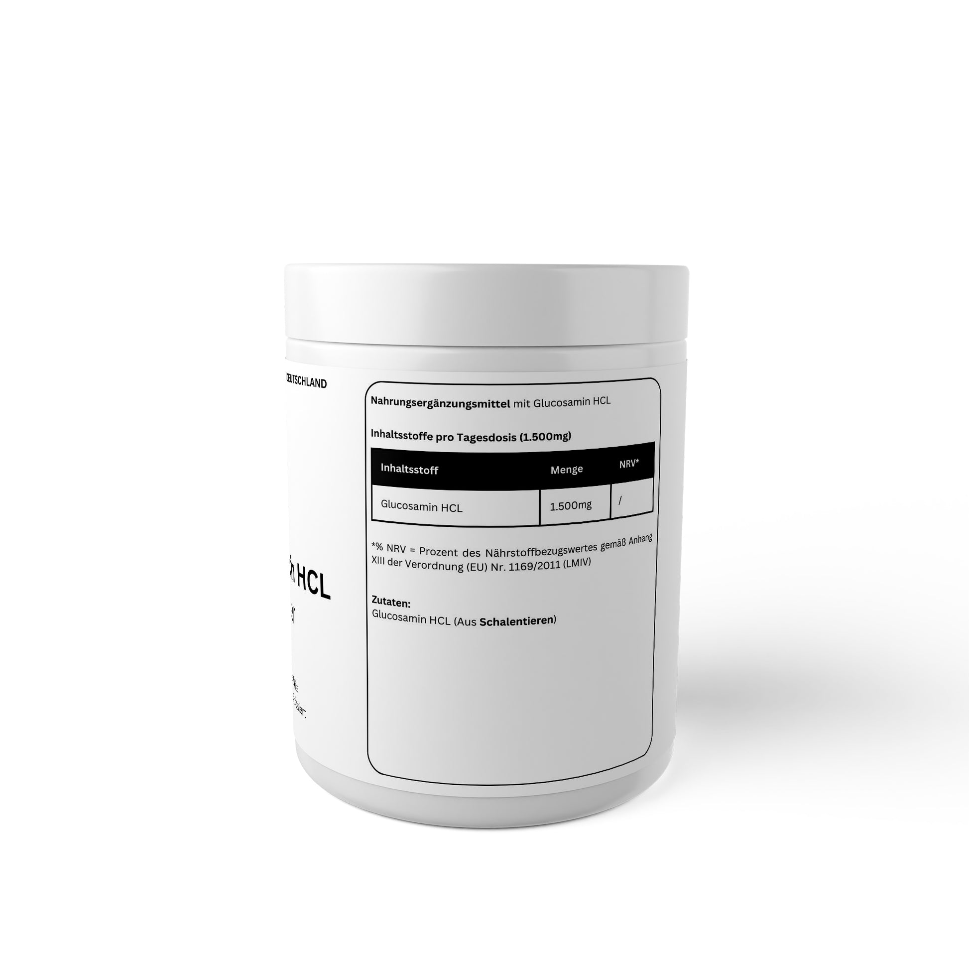Glucosamin Pulver - 500g - Meine-Nahrungsergaenzung.de