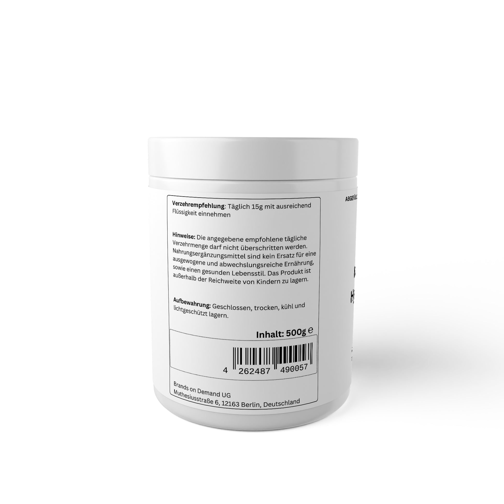 Kollagen Pulver - 500g - Meine-Nahrungsergaenzung.de