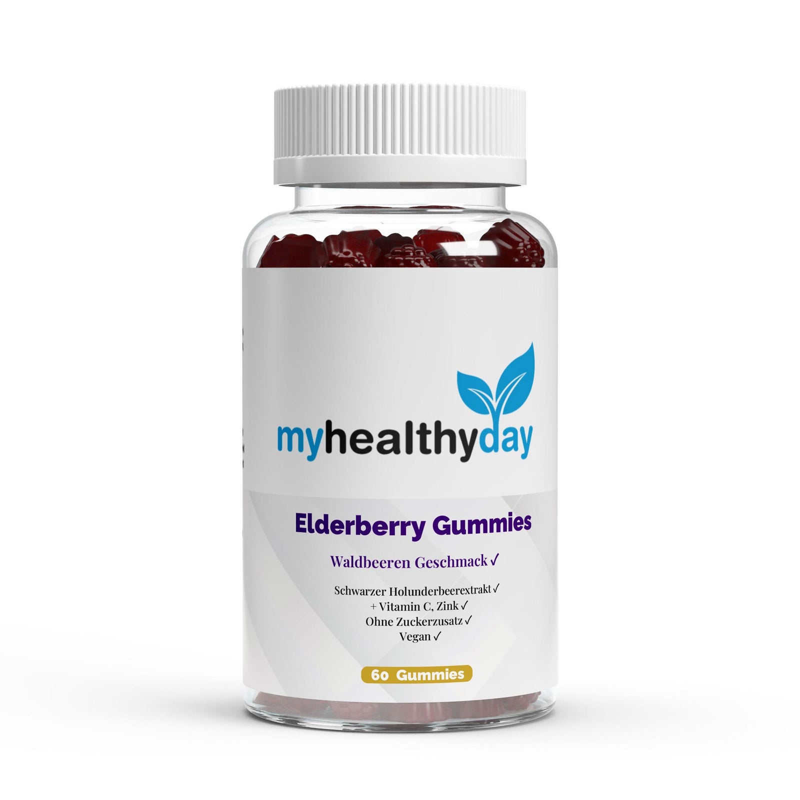 Elderberry + Vitamin C + Zink Gummies - 60 Stk.