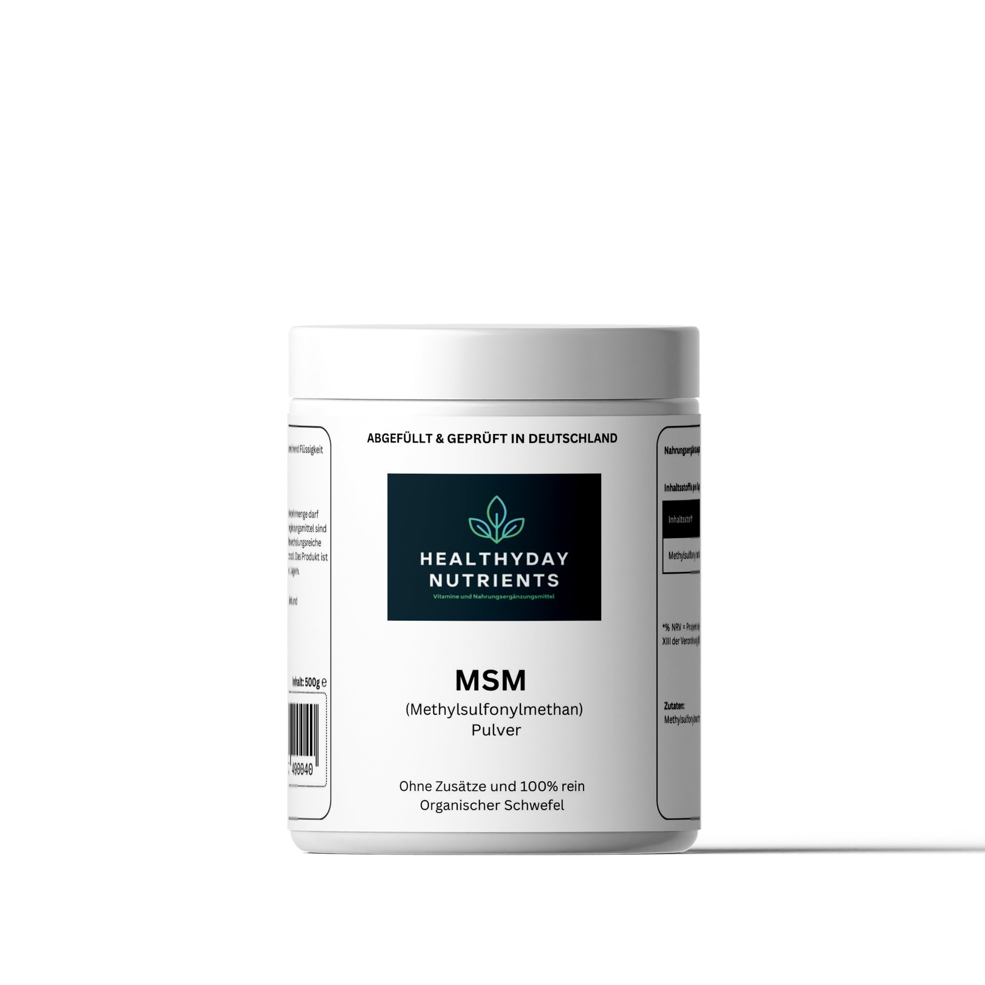 MSM Pulver - 500g - Meine-Nahrungsergaenzung.de